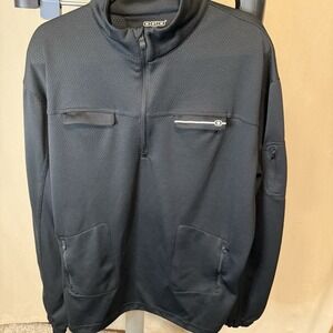 OGIO Men's Performance Quarter Zip Long‎ Sleeve Top Size 2XL, Black